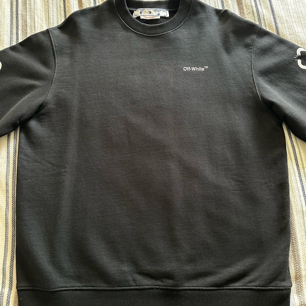 Off-White Chain Linked Arrow Printed Sweatshirt - image 2